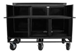 MC-30BF Standard Series Triple Mixer Carts with Bi-Fold Top Cover